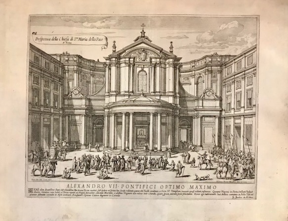 Barriere Dominique (1618-1678) Prospetiva della Chiesa di S.ta Maria della Pace di Roma s.d. (1684?) Roma